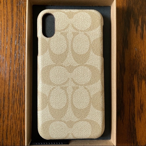 Coach Other - New COACH Ivory Signature C Canvas Phone Case | iPhone XR Case
